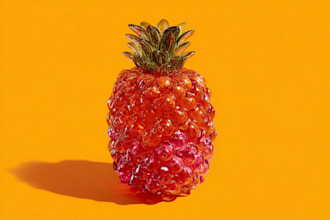 design custom pop art food illustrations for restaurants and brands
