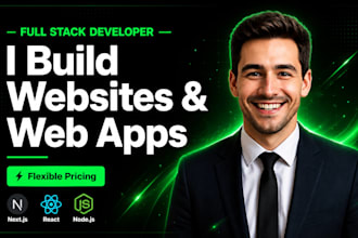 build your full stack web app with frontend, backend and deployment