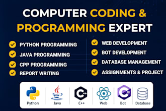 code programming projects, assignment and game in java and python