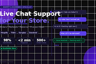 live chat support for your ecommerce business