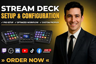 setup configure your stream deck and obs studio for twitch and youtube streaming