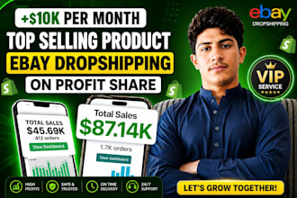 do ebay dropshipping on profit share