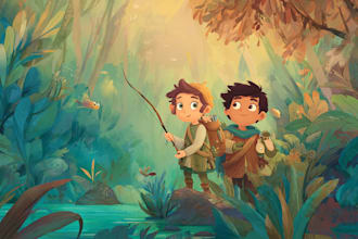 design magical children book covers that attract readers