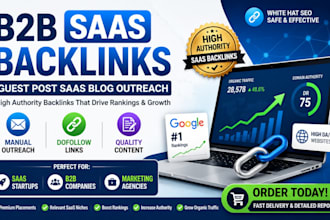 build b2b saas backlinks through guest post saas blog
