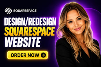 build squarespace website design sqaurespace website development redesign site