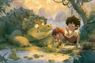 design children book illustrations story books and covers