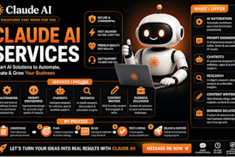 create claude ai automation, chatbots, prompts, ai solutions