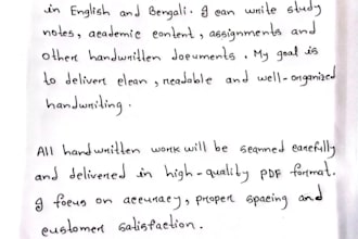 write neat handwritten notes and convert them to PDF
