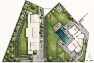 create 2d landscape plans and site plans in autocad