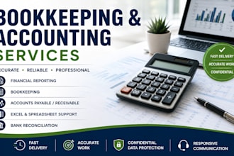 do bookkeeping, accounting, and financial administration