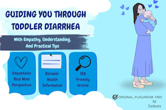 write an empathetic guide on toddler diarrhea  care