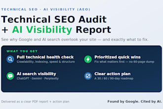 technical seo audit and ai visibility report for google and chatgpt