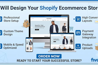 design shopify ecommerce web development