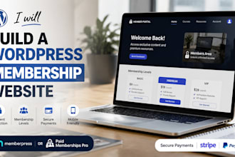 build a wordpress membership website with memberpress or paid membership pro