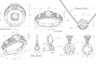 design custom jewelry sketches