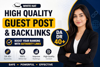 provide manual white hat backlinks from authority websites
