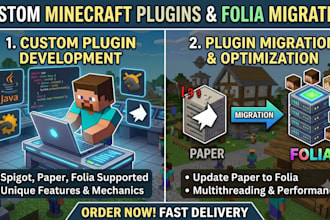 create custom minecraft plugins with folia support