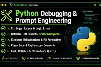 optimize your ai prompts and debug your python or cpp code