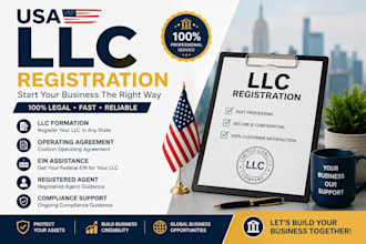 register your USA llc, ein and business in any US state
