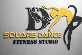 design a unique dance studio, dance academy, ballet and hip hop logo