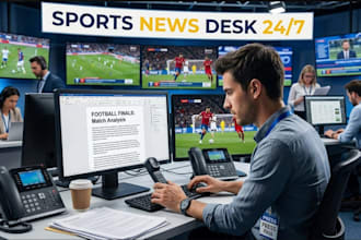 write and edit sports articles for you