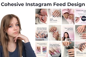 design a cohesive instagram feed and visual identity