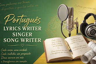 be your female singer and songwriter in english and spanish song for any genre