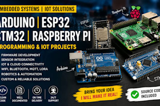 do arduino raspberry pi stm32 and esp32 embedded programming and iot projects