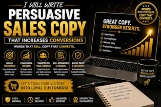 write persuasive sales copy that increases conversions