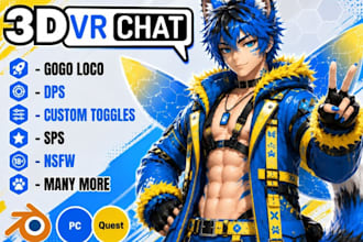edit fix rig optimized convert vr chat avatar furry vrchat avatar nsfw sfw vrc