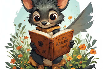 create children book and kids book character