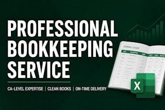 provide bookkeeping and bank reconciliation services