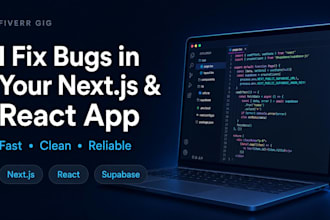 fix bugs in your nextjs, react, or android project