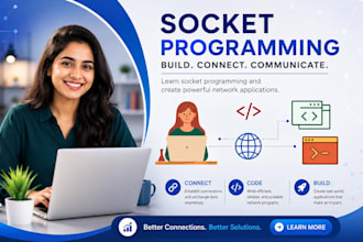 do socket programming, networking, tcp ip udp in python c cpp