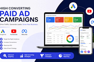 create and manage high converting paid ad campaigns to grow your business