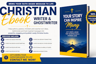 christian ebook ghostwriting christian book ghostwriter cover design