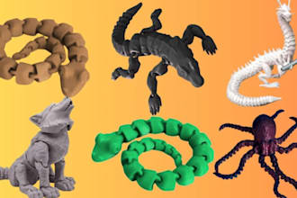 sculpt high quality 3d action figure model toy 3d articulated model for printing