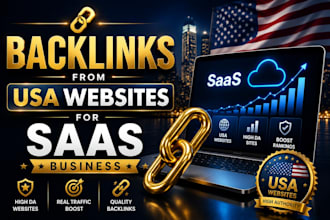 build backlinks from USA websites for saas business