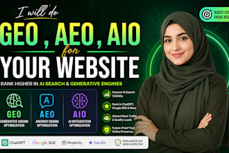 do generative engine optimization, GEO ,aeo, aio for your website