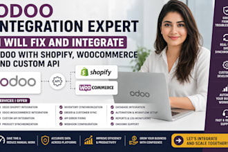 fix integrate odoo with shopify woocommerce and custom API