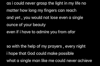 write poems for you