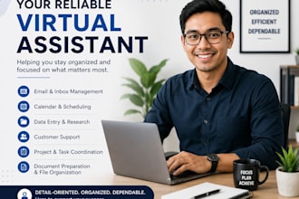 be your personal virtual assistant and administrative secretary