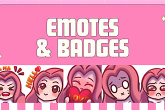 create emotes and badges for streamers
