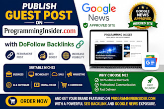 publish permanant on programminginsider google news site