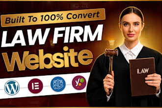 design a lawyer website and attorney website for your law firm