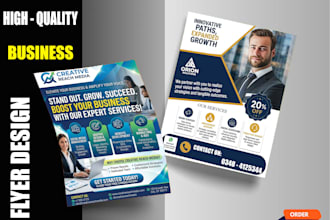 design a professional flyer for your business