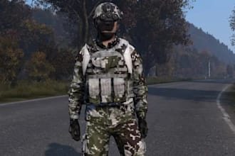 create custom dayz clothing, dmrs, m4s, scopes and magazines