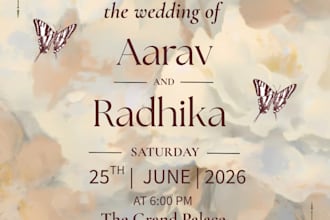 design editable canva wedding invitation templates