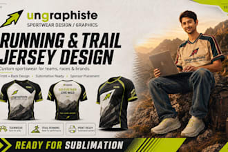 design a custom running and trail jersey for your team