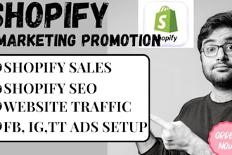 boost shopify store sales  shopify promotion store SEO